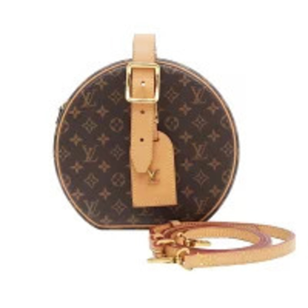 Louis Vuitton Boite Chapeau Monogram Shoulder Bag Brown